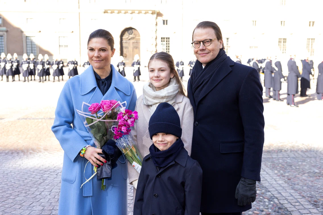 Prințesa Victoria, Prințesa Estelle, Prințul Oscar, Prințul Daniel ai Suediei, Foto GettyImages