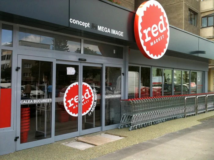 Magazinele Red Market fac parte din reţeaua Mega Image