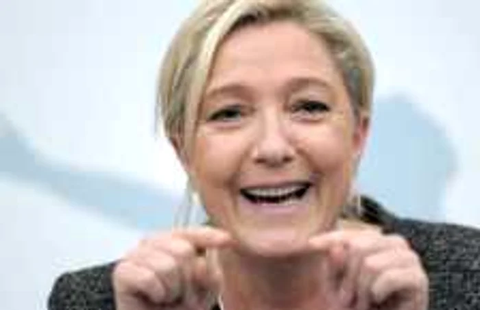 Marine Le Pen, liderul partidului de extremă dreaptă Frontul Naţional  FOTO AFP