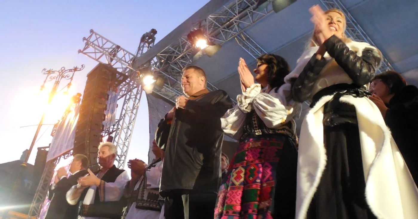 Miting pentru sustinerea lui Klaus Iohannis la Sibiu - Fotografii Ramona Găină