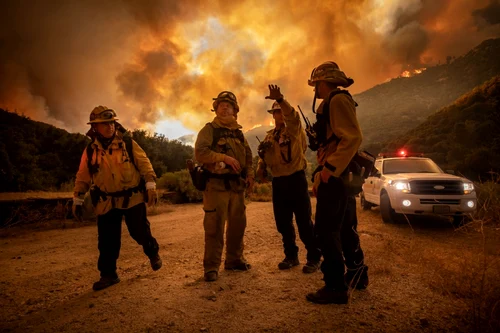 Incendiile au distrus California. Peste 500 de case sunt evacuate. FOTO EPA-EFE
