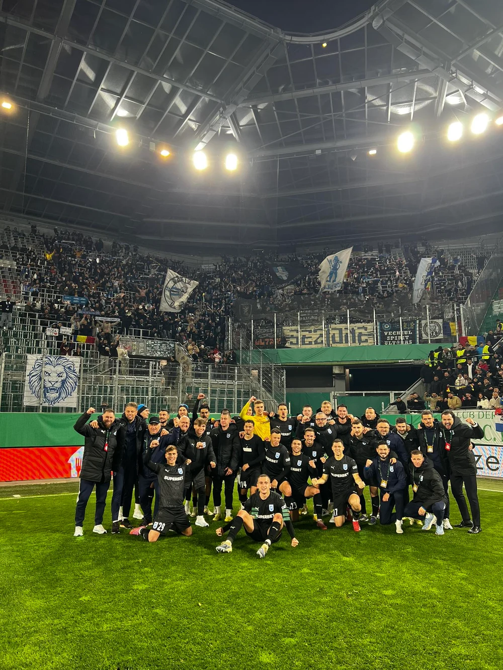 Oltenii fac senzație în Europa: victorie cu Rapid Viena, socotit cel mai tare adversar înfruntat în Conference League