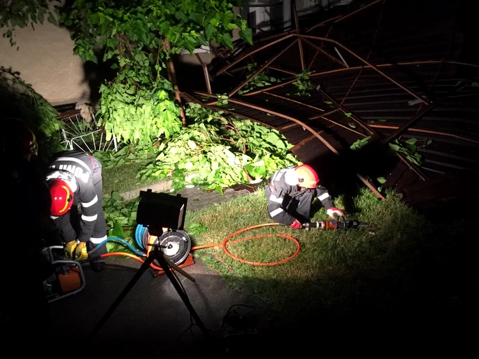 Furtunile au făcut ravagii foto: IGSU