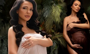 Francisca s-a pozat cu burtica de gravidă