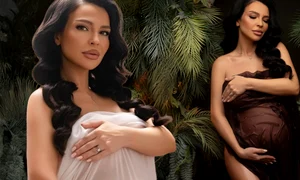 Francisca s-a pozat cu burtica de gravidă