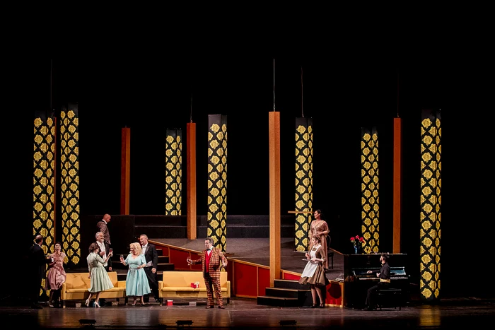 Scenă din actul I. Foto Andrei Grigore / Opera Națională București