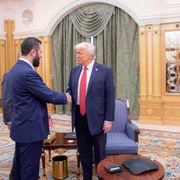 Trump Ahmed al-Sharaa 14 mai foto x