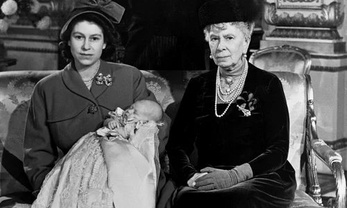 Regina Elisabeta a II a la botezuk copilului  foto   Getty jpg