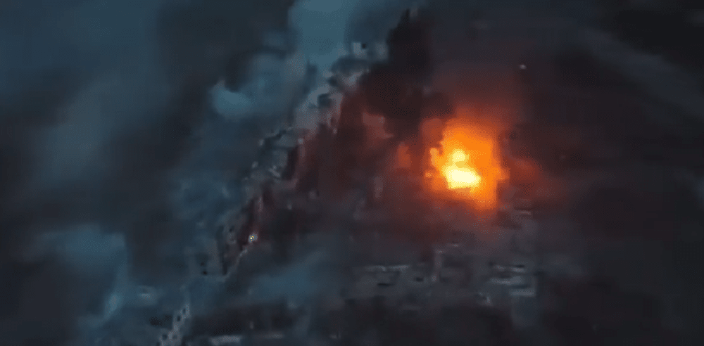 Rușii au atacat orașul Bakhmut folosindu-se de drone iraniene VIDEO