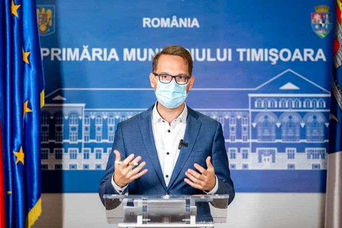 
    Primarul municipiului Timişoara, Dominic Fritz, a fost confirmat pozitiv la testul COVID-19Foto News.ro  