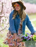 grass meadow beauty young hat jpg