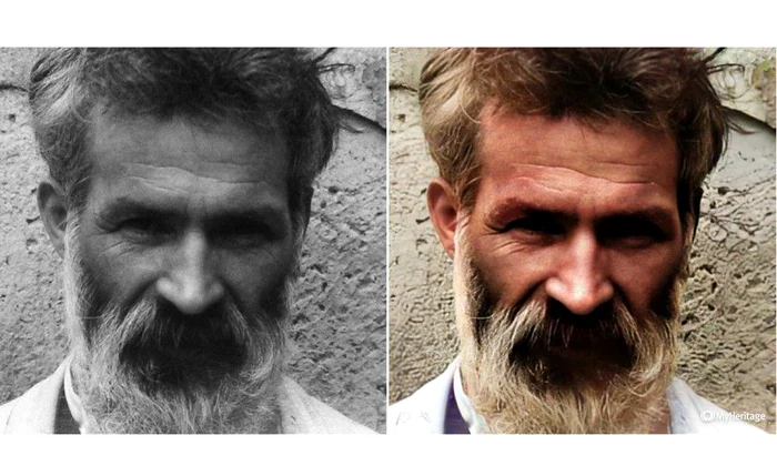 MyHeritage aplicatie Deep Nostalgia Brancusi comparatie