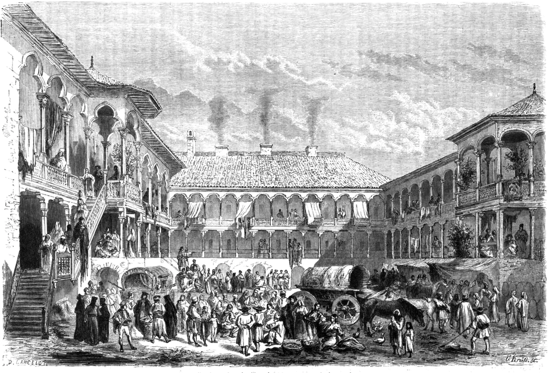 Hanul lui Manuc în 1860 