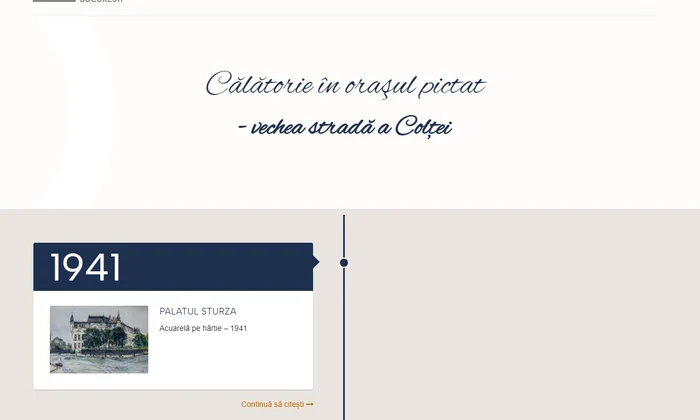 Site ul www stradacoltei ro JPG