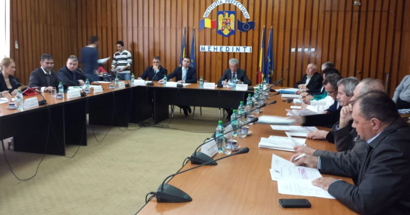 Consilierii locali întruniţi astăzi în şedinţa pe luna martie FOTO Corina Macavei
