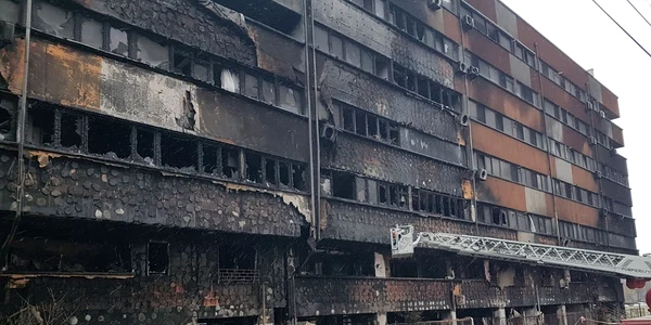 Incendiu la Constanta FOTO Călin Gavrilaş