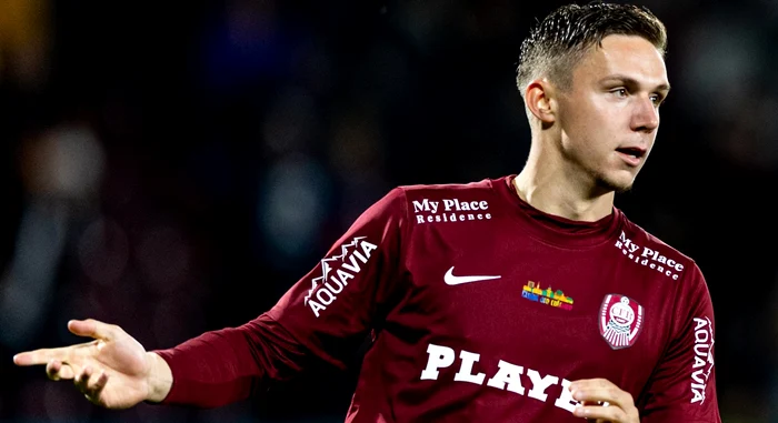 Louis Munteanu este golgheterul sezonului trecut din Superliga. Foto Facebook CFR Cluj