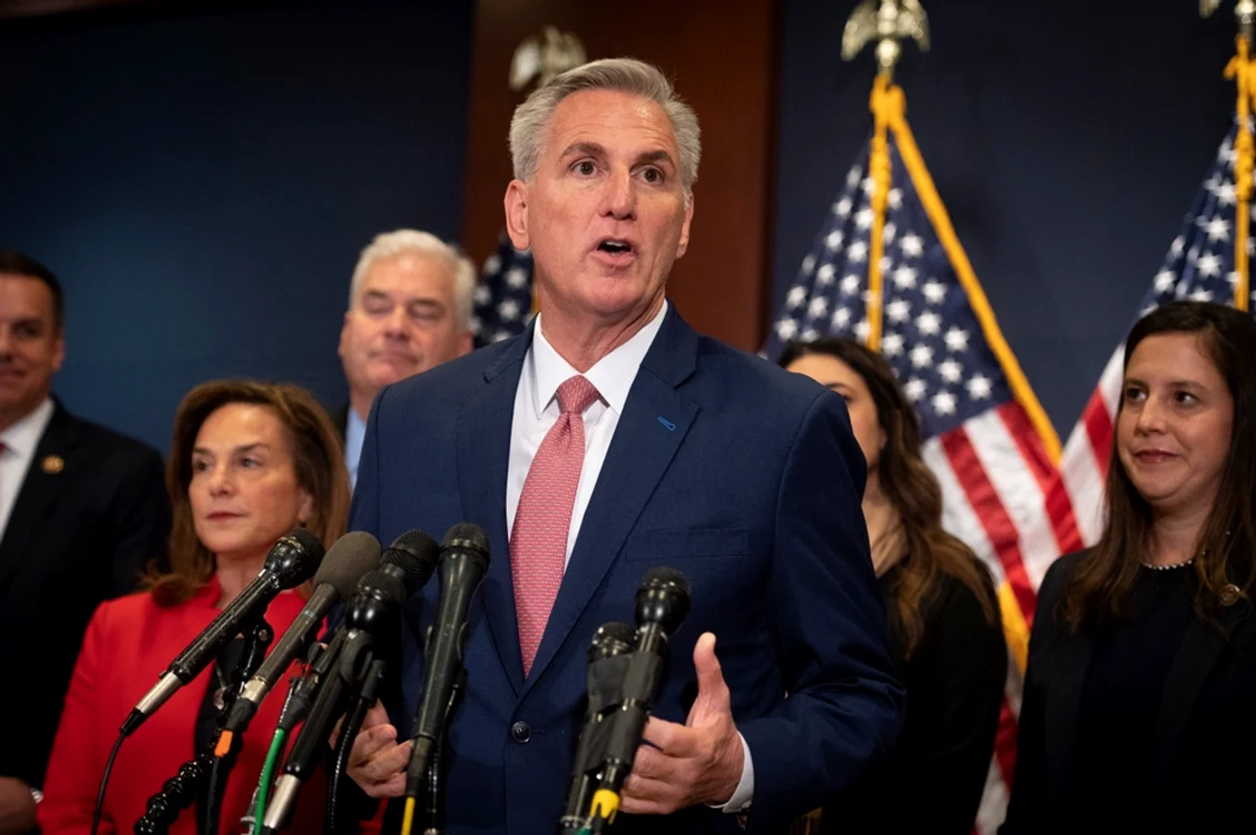McCarthy a fost demis de un grup de republicani ajutați de democrați FOTO Arhivă