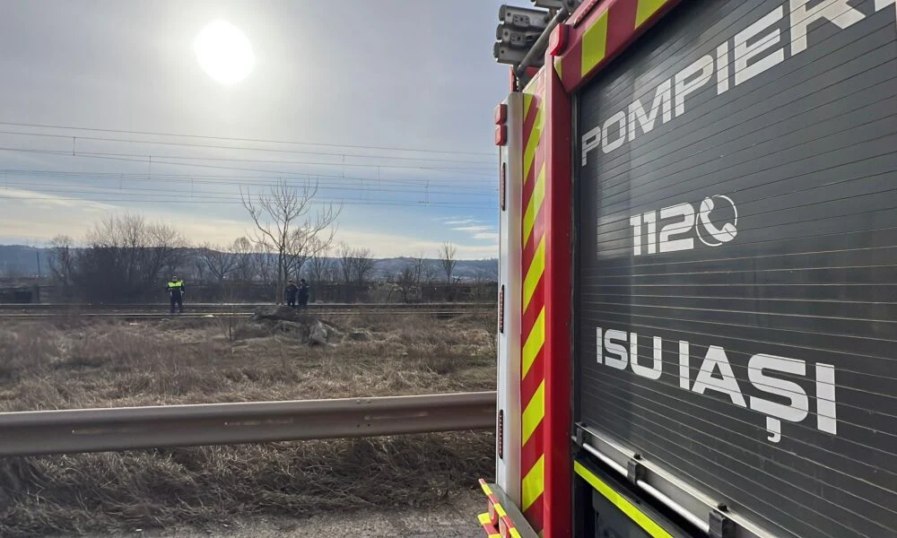 Bărbat lovit mortal de un tren intercity în zona Păcurari din Iași