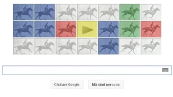 Google îl omagiază pe Eadweard J  Muybridge, inventatorul tehnicii fotografiei în mişcare jpeg