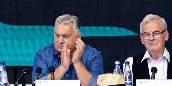 Laszlo Tokes și Viktor Orban, la Băile Tușnad FOTO Inquam / Tudor Pană