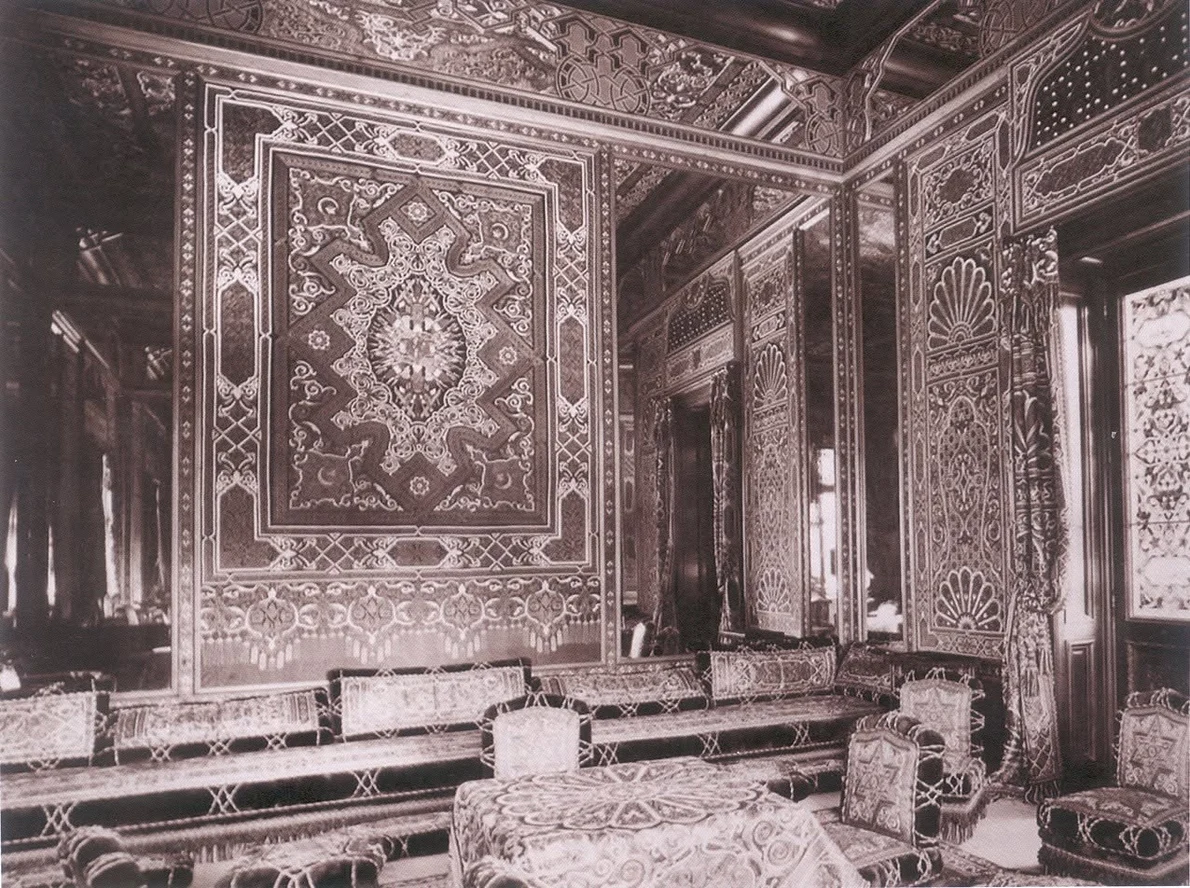 Salonul turcesc, cca. 1885 (© Muzeul Național Peleș)