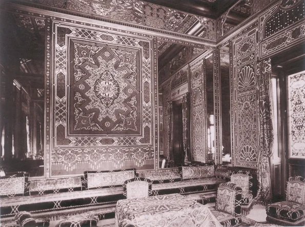 Salonul turcesc, cca. 1885 (© Muzeul Național Peleș)