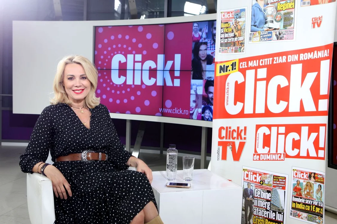 
    Dana Săvuică a fost invitată la Click! TV OnlineFoto: Florin Șuler   