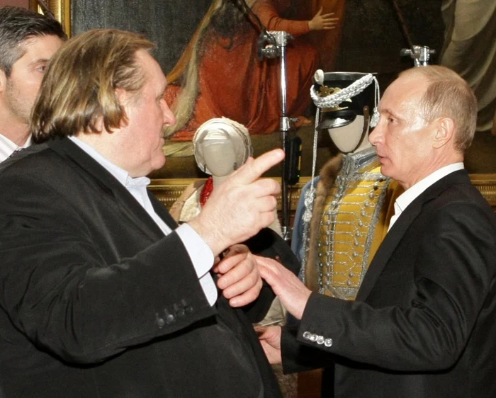 Gerard Depardieu şi Vladimir Putin