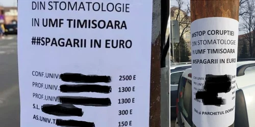 afise coruptie umf timisoara jpg