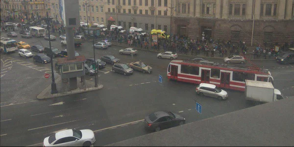 Explozie la metroul din Sankt Petersburg foto Twitter