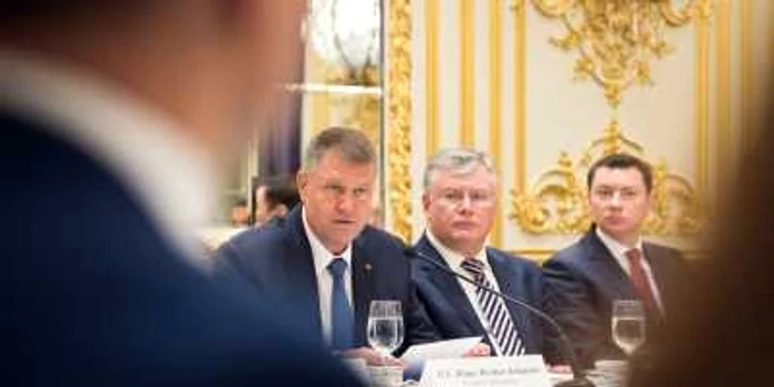 Klaus Iohannis la întalnirea cu reprezentanţii unor investitori internaţionali FOTO presidency.ro
