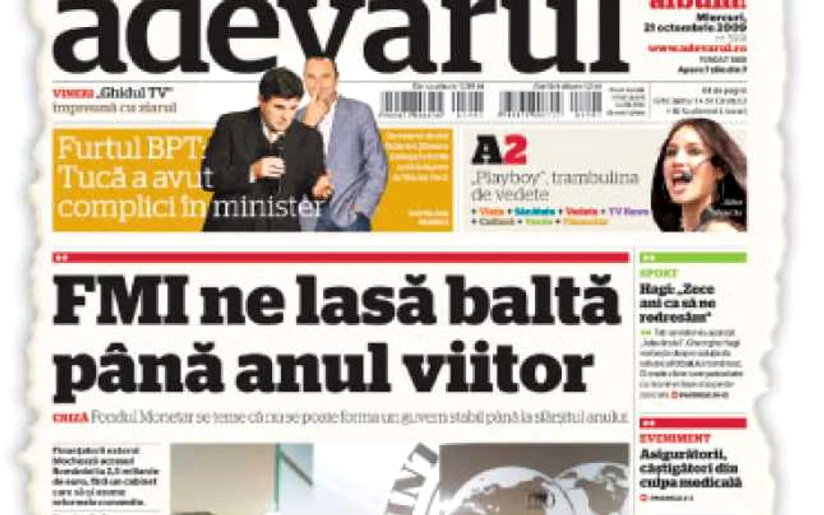 Românii vor plăti amânarea tranşei FMI