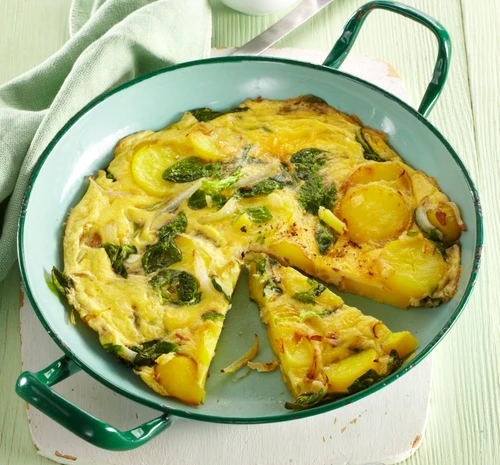 Spinach frittata jpeg