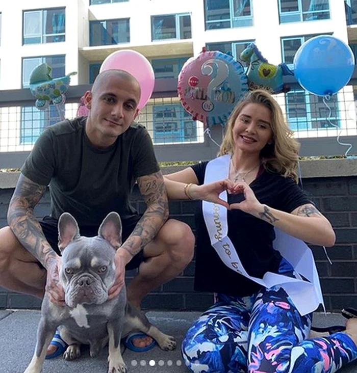 Alex Mitriță și soția lui, Alesia, au făcut anunțul pe Instagram
