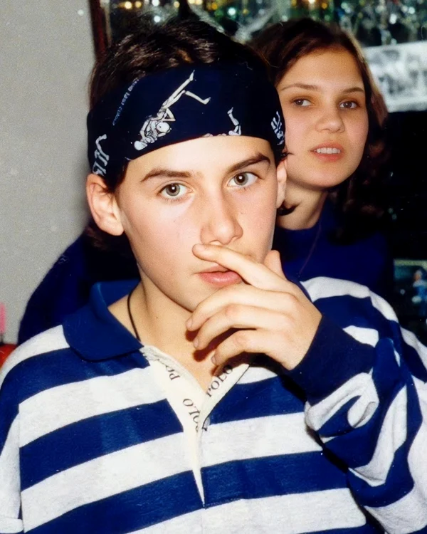 Portretul unui rapper la tinerețe (13 ani). FOTO: Facebook