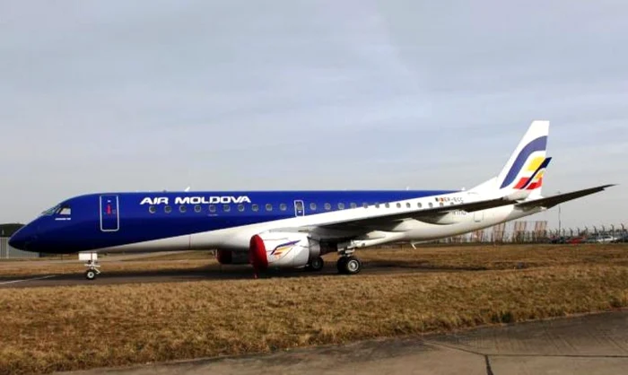 Una dintre aeronavele Air Moldova