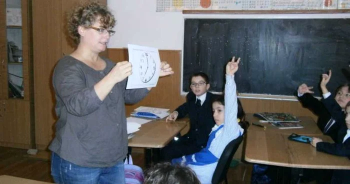 Barbara Wilger, la ora de engleză