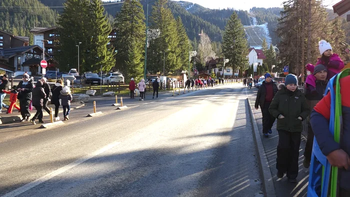 Zăpada e puțină în Poiana Brașov FOTO Ioan Buciumar