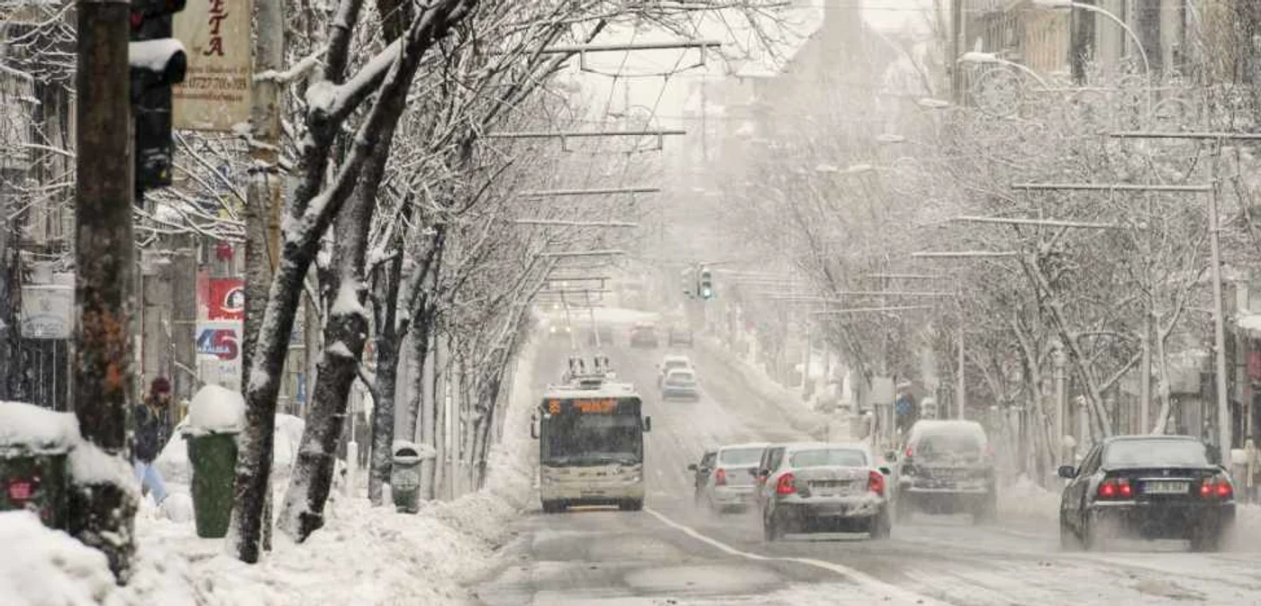 București a fost acoperit de zăpadă FOTO: Inquam Photos