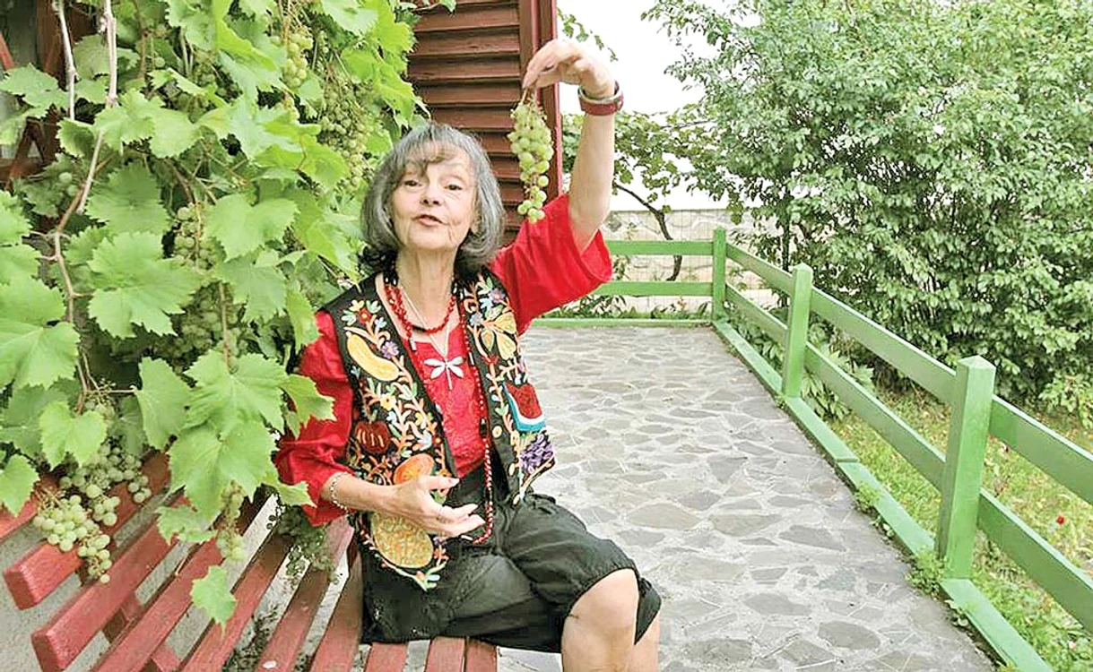 
    Marina Voica  a început  să-și  culeagă  via  