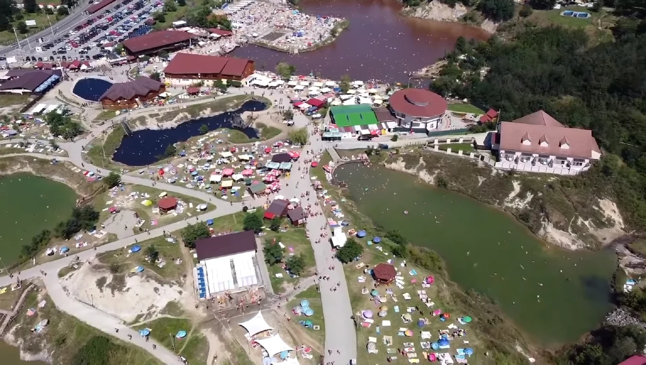 Complexul de lacuri antroposaline de la Ocna Sibiului Foto Daciana Stoica