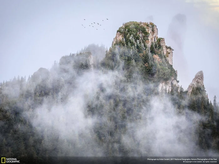 Fotografia cu Pietrele Doamnei (Masivul Rarău) realizată de Cătălin Urdoi. FOTO Cătălin Urdoi