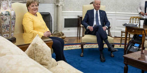 Angela Merkel primita la Casa Alba de catre Joe Biden FOTO EPA-EFE