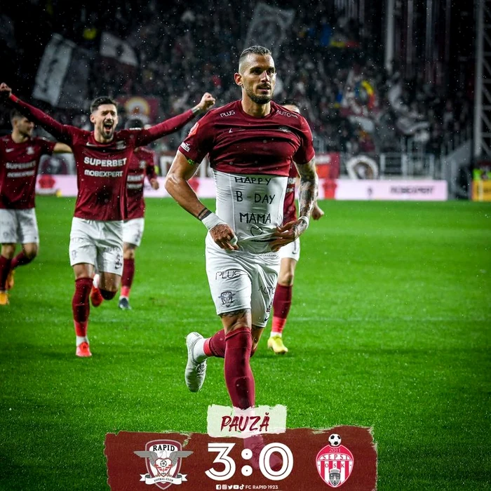 Foto: FC Rapid București via Facebook