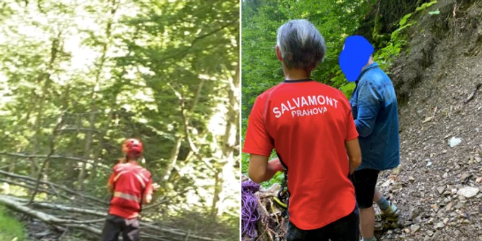 Turist salvat pe munte SURSA Facebook Salvamont Prahova