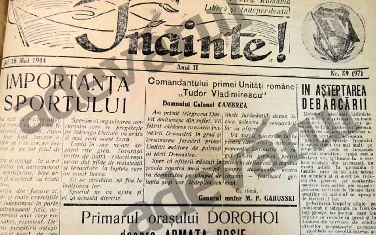 ziarul înainte