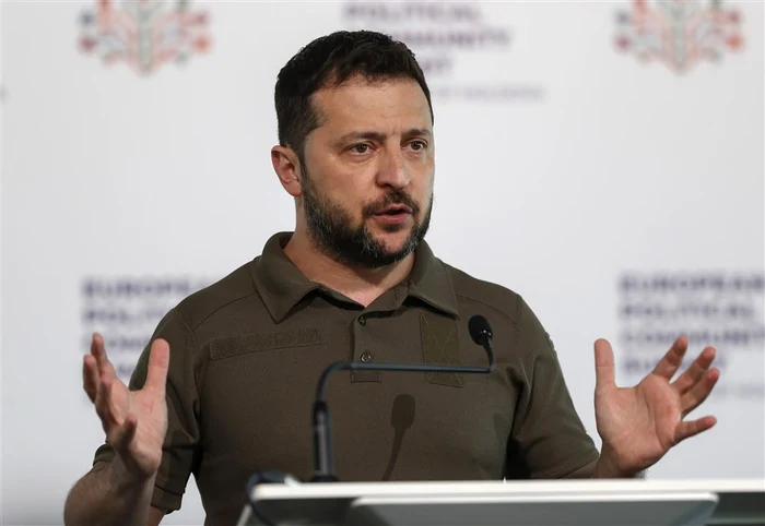 Zelenski a fost prezent la summitul Comunității Politice Europene din Republica Moldova FOTO EPA-EFE