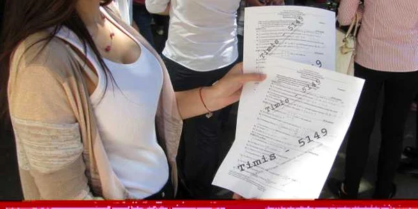 Examen la matematică şi istorie