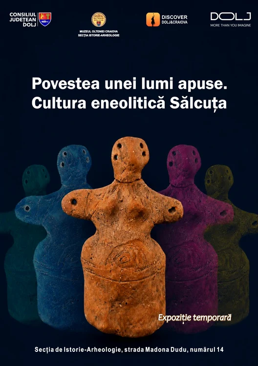 Expoziția „Povestea unei lumi apuse. Cultura eneolitică Sălcuța” (© Muzeul Olteniei)